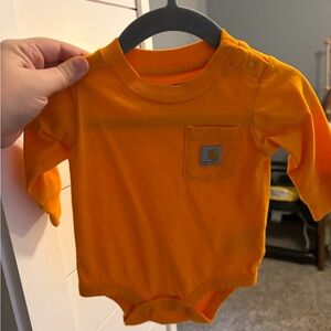 Carhartt Bright Orange Infant Bodysuit